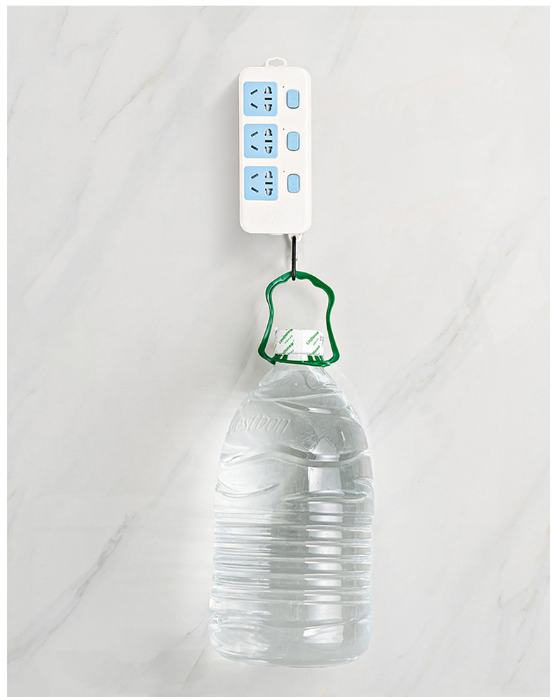 Double-Sided Adhesive Wall Hooks Hanger Strong Transparent Hooks Suction Cup Sucker Wall Storage Holder For Kitchen Bathroom