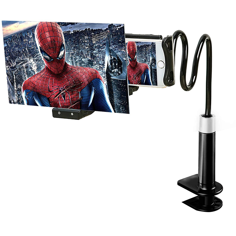 Flexible Phone Screen Magnifier Mobile Amplifier HD Enlarged Video Desk Bed Holder Bracket