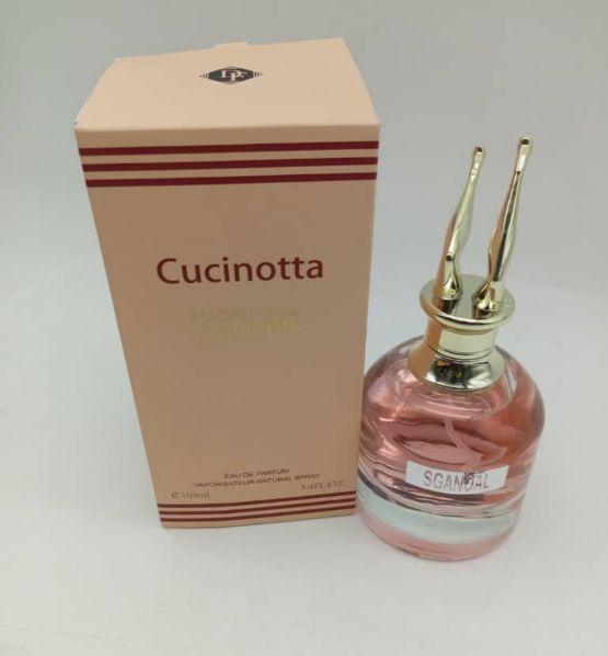 CUCINOTTA 100ml Cylinder Glass Perfume Bottle with lady leg Bottle For Perfume