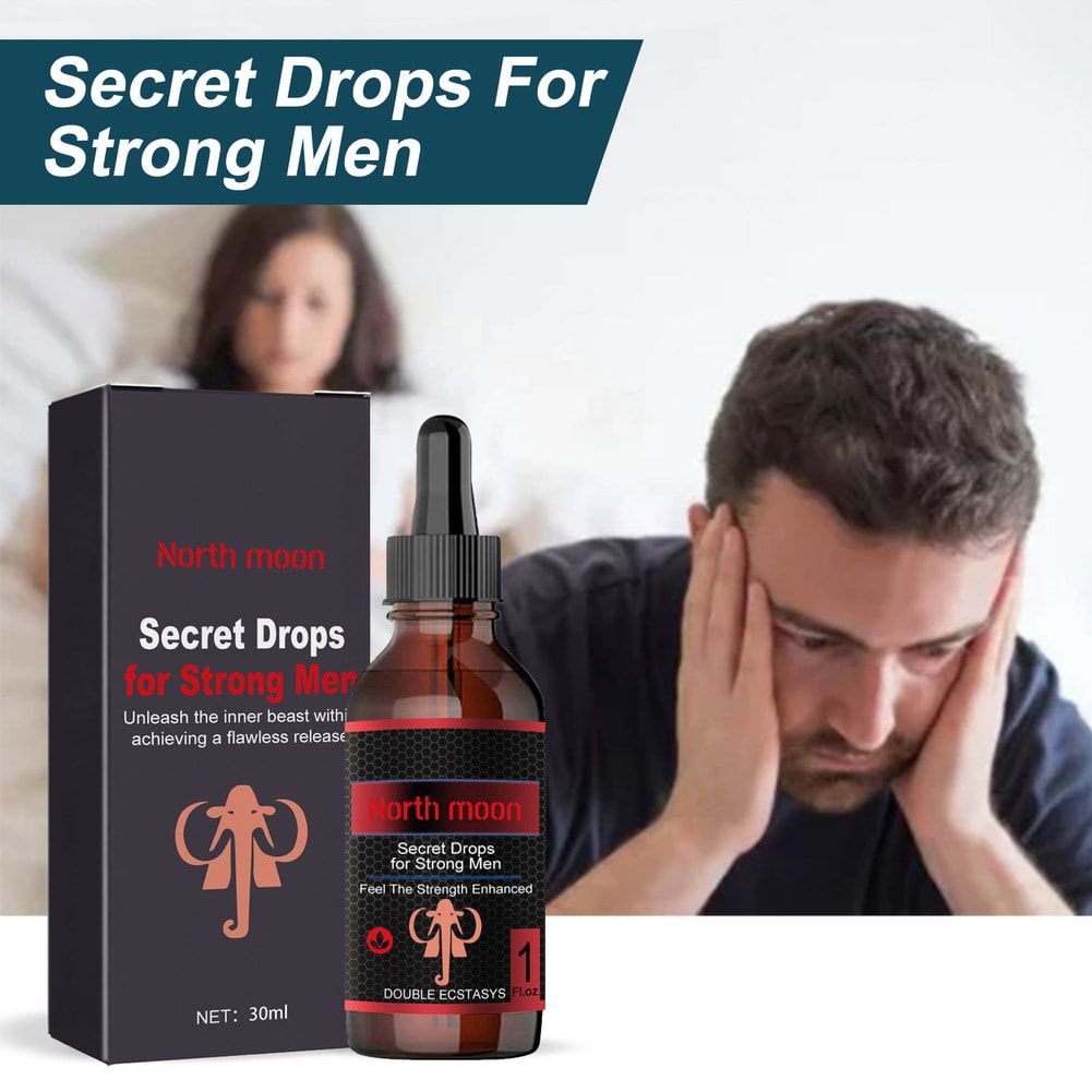 North Moon 30ml Male Liquid Drops Man Happily Drop Strong Secret Drops for Improve Energy Erections Delay Ejaculation Easy to Use