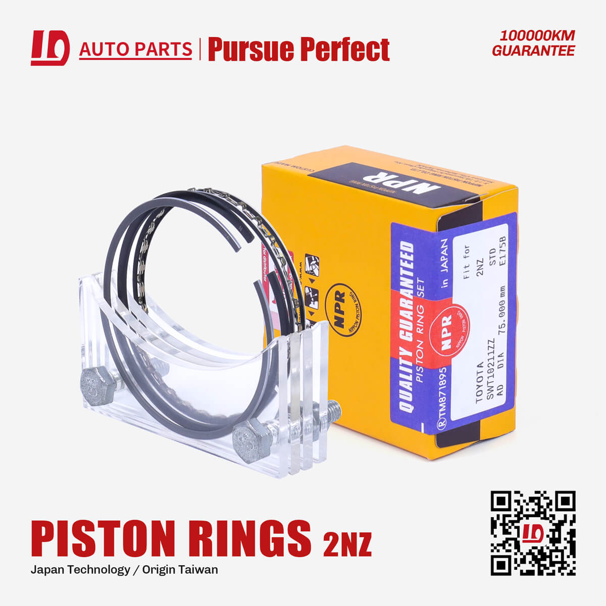 NPR, 2NZ, Engine Piston Rings, OEMSWT10211ZZ,TOYOTA, TospinoMall
