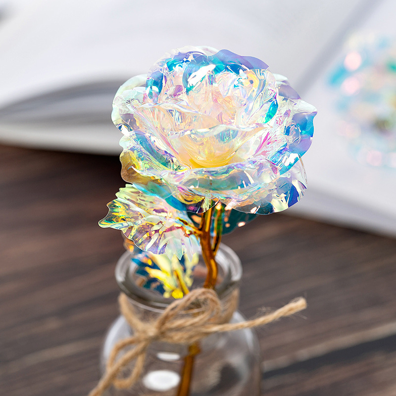 24K Golden Rose, Artificial Rose Flower Gifts for Her with Luxury Gift Box Great Gift Idea for Valentine's Day, Mother's Day, Birthday, Anniversary