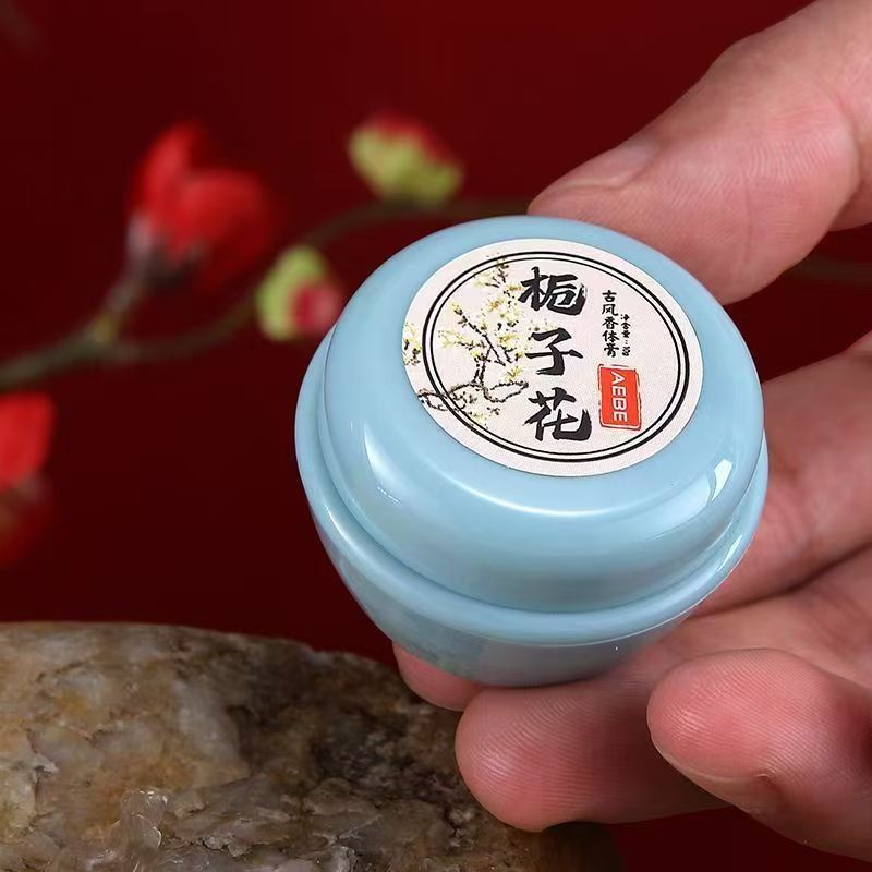 Ancient style solid national trend perfume stick perfume long-lasting fragrance light fragrance jasmine gardenia portable fresh application portable