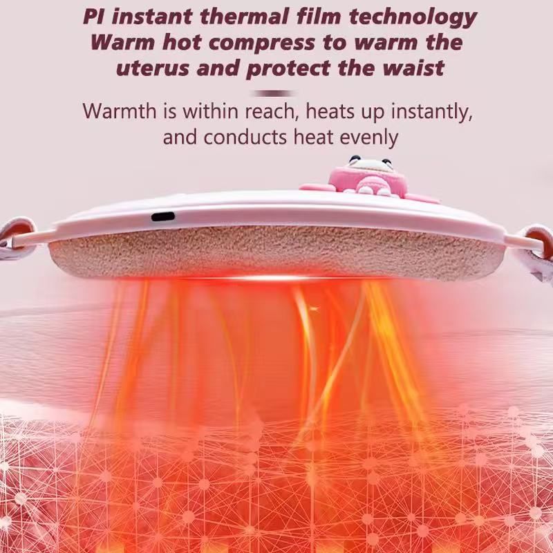 Lady Heating Relieve Period Cramp Pain Heating Massager Warm The Palace Massage Belt Palace Warming Belt
