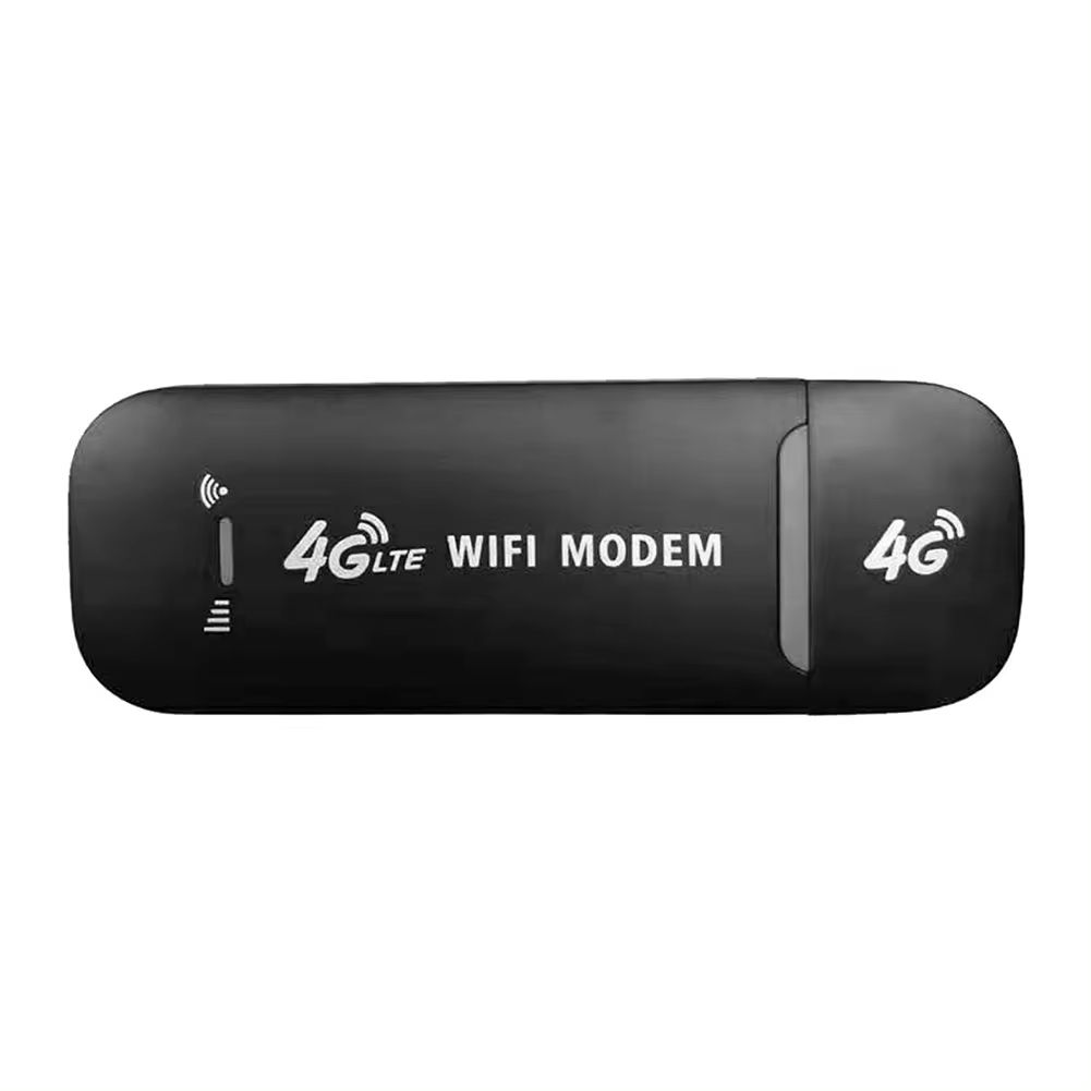 4G LTE USB MIFI/UFI 150Mbps Modem Stick Portable Wireless WiFi Adapter 4G Card Router for Home Office 4G USB ModemBlack