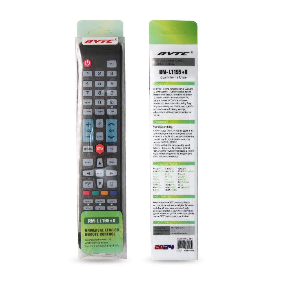 TV Universal Remote Control with One Click Setting