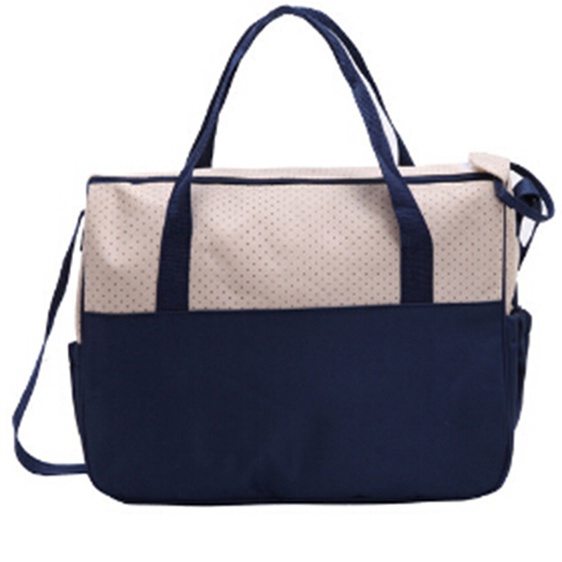 5Pcs/set Diaper Bag Suits For Mom Baby Bottle Holder Mummy Cart Pram Nappy Stroller Maternity Trolley Nappy Bag Sets