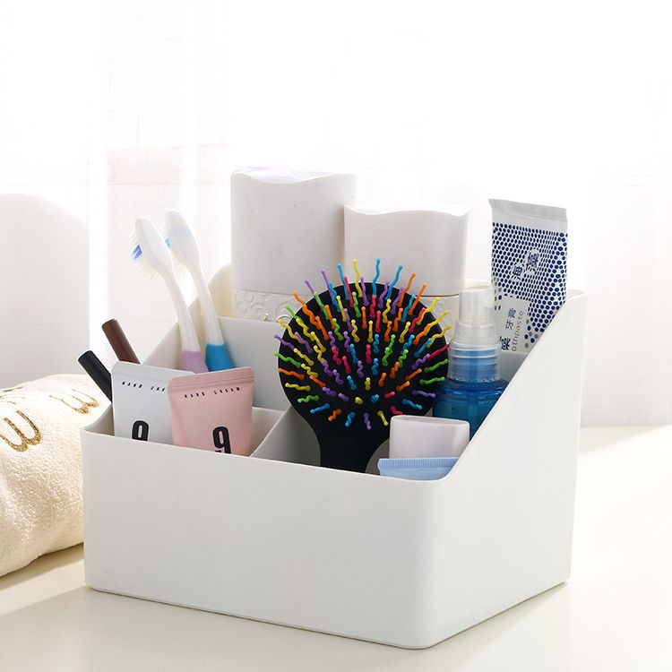 Desk Organizer Remote Control Stand Makeup Box Suitable for Home and Office
