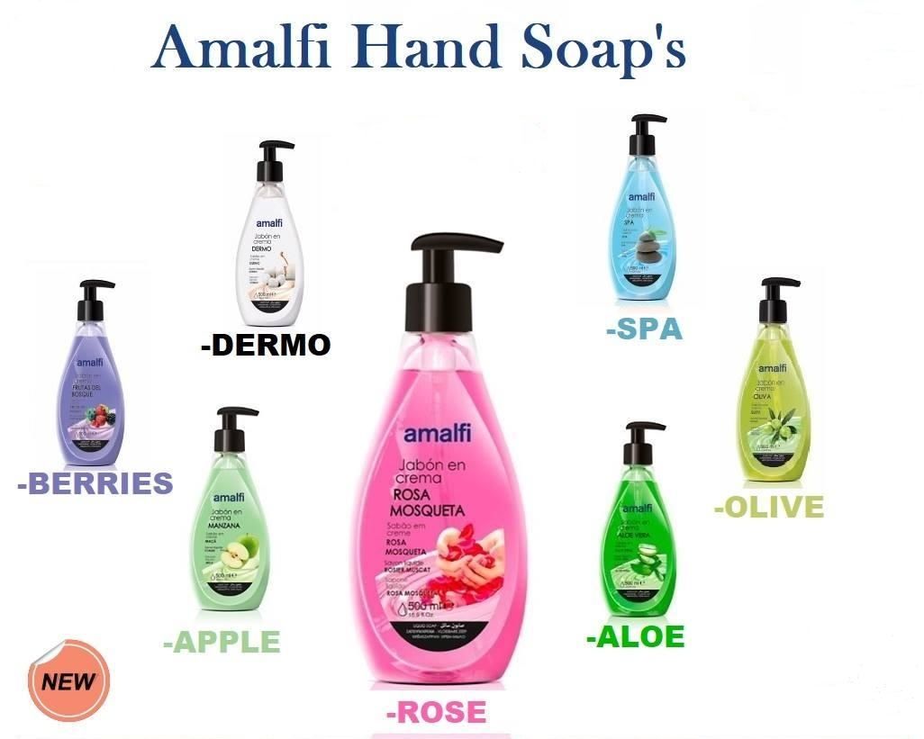 AMALFI LIQUID HAND SOAP 500ML | VARIETY 