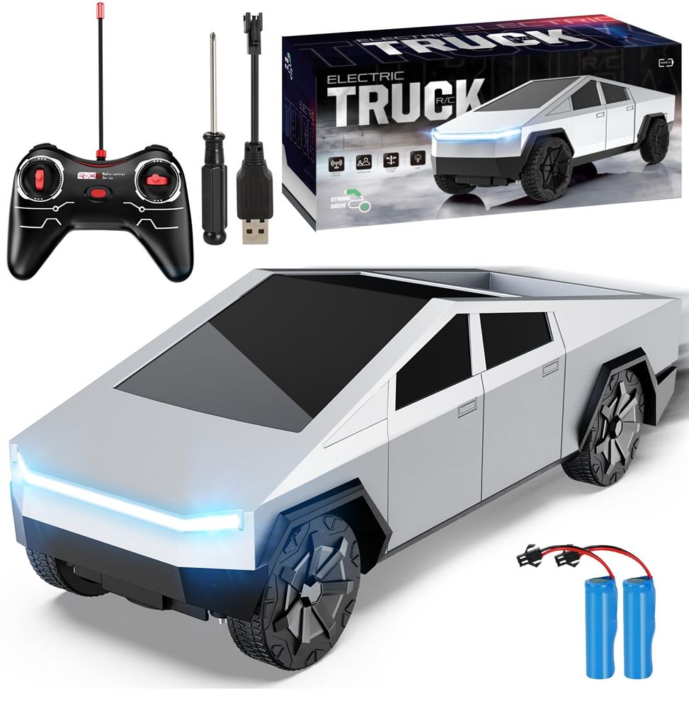 1:24 RC Car Toys - All Terrain High Speed Remote Control Car with Light and Loadspace, Electric Vehicle Toys for Kids, Gifts for Kids, Boys and Girls