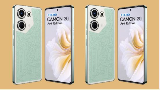 Tecno Camon 20 - DUAL SIM - 256GB HDD - 8+8GB - 64MP Rear/32 MP Front - 5000mah - Black