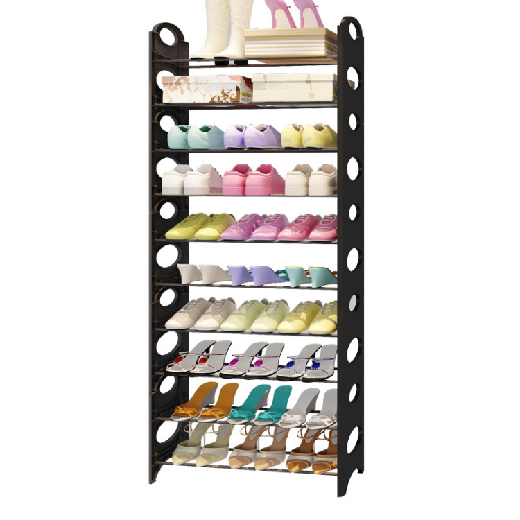 cabinet shoe rack organizer display - Black