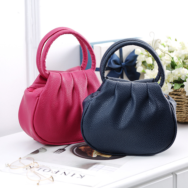 1009 Women's Temperament Versatile Solid Color Handbag