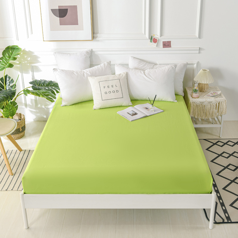JM009 Mattress Protector Waterproof Mattress Cover Twin Size Bed Protector Washable Soft Terry Cotton Surface for Kids Pets Adults 25cm Fitted Sheet Deep Pocket