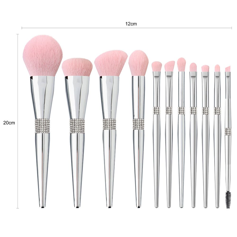 Eleven high-end makeup brushes with drill soft hair eye shadow brush foundation make-up beauty tools