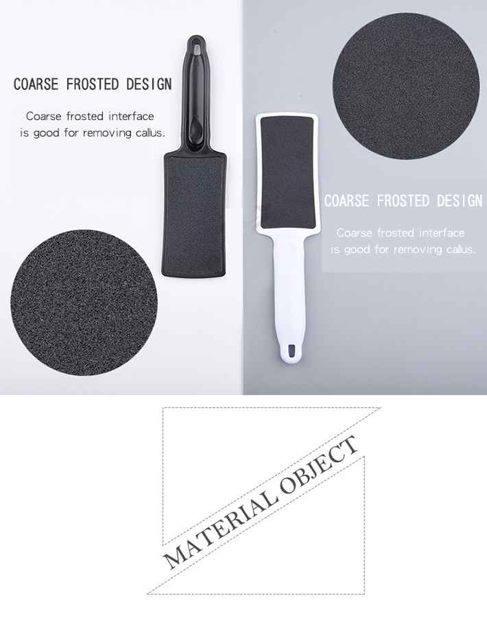 Dead Skin Remover Brush Foot Rubbing Exfoliating Clean Tool Foot Care Pedicure Accessories Black 600Pcs/Box