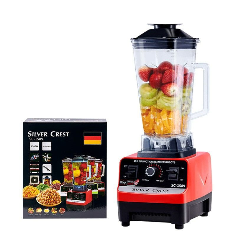 Commercial Blender Heavy-Duty Smoothie Blender w/ 2.5HP Copper Motor & Laser-Cut Blades Quick Ice Crushing 64oz Tritan Jar Self-Cleaning Cooking Grinder, Juicer, Juice Machine