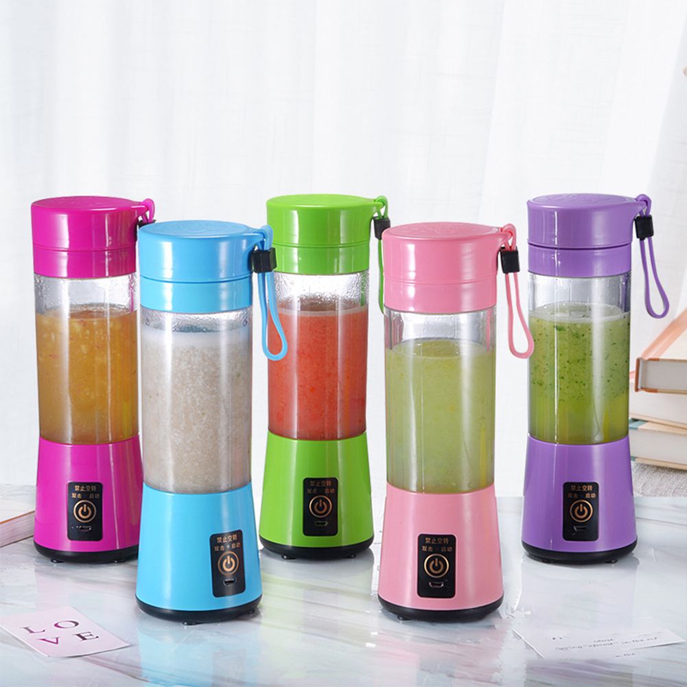 Portable USB Electric Fruit Juicer Smoothie Maker Blender Squeezer Bottle