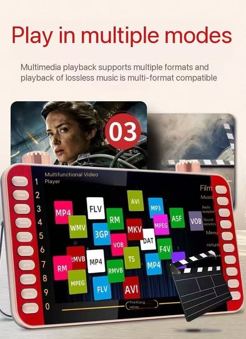 Multifunctional Video Player with Long Battery