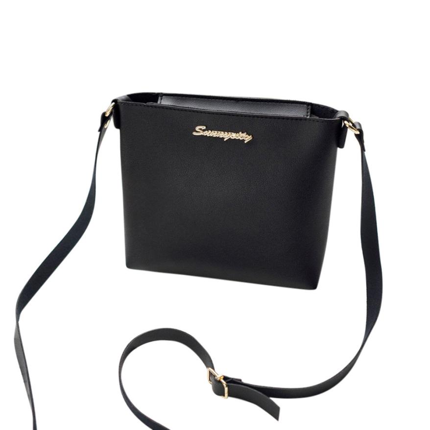 Soft Leather Women Bag Set Luxury Brand Fashion Designer Female Shoulder BagBlack