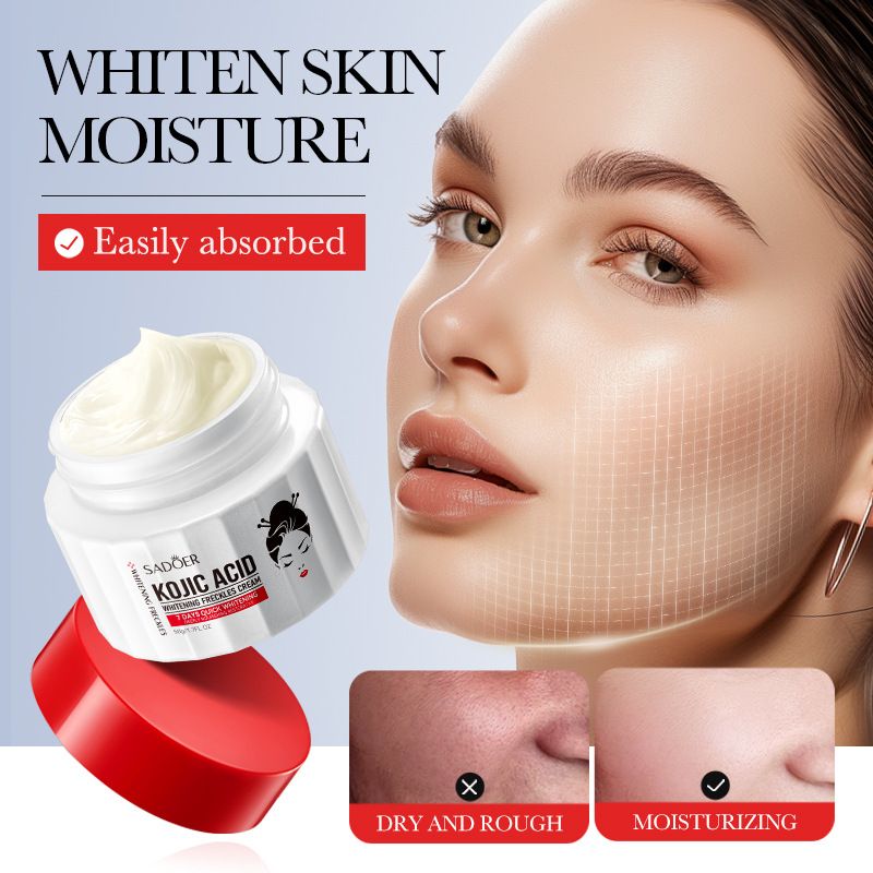 Whitening, freckle removing cream, 50g SADOER, moisturizing, brightening, rejuvenating, face cream CRRSHOP Beauty Care