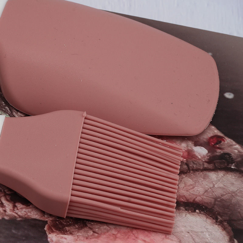 Korean silicone oil brush scraper set high temperature resistant silicone clips food clips baking tools non-stick special spatula
