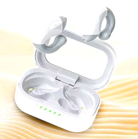 Wireless Open Bone Conduction Non-Noise Cancelling TWS Earphones & Headphones Sports OWS Earbuds V5.4 BT Bluetooth Wireless 