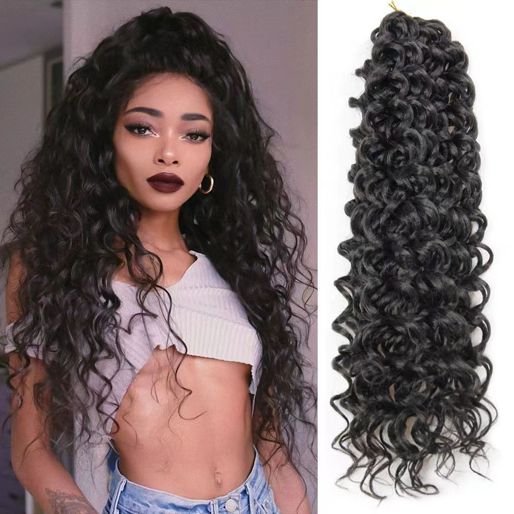 Short Passion Twist Hair 24 Inch Water Wave Crochet Hair for Black Women 1 Pack Bob Passion Twist Crochet Hair for Butterfly Locs Crochet Passion Twist Synthetic Curly Spring Twist Braiding Hair Extensions Ceajae 1B Natural Black 