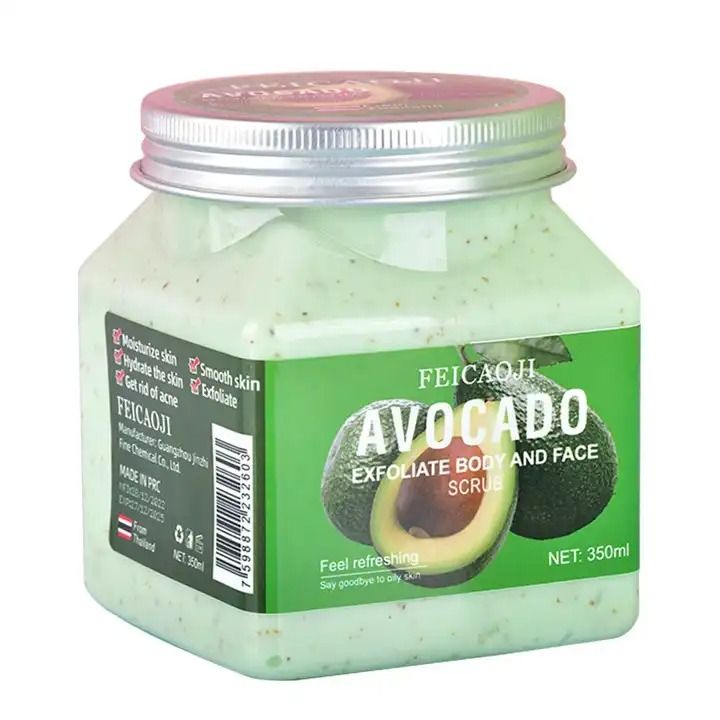 Face Body Fruit Scrub Coffee Strawberry Coconut-infused Moisturizing Whitening Mud Honey Rose Smoothing Dead Skin