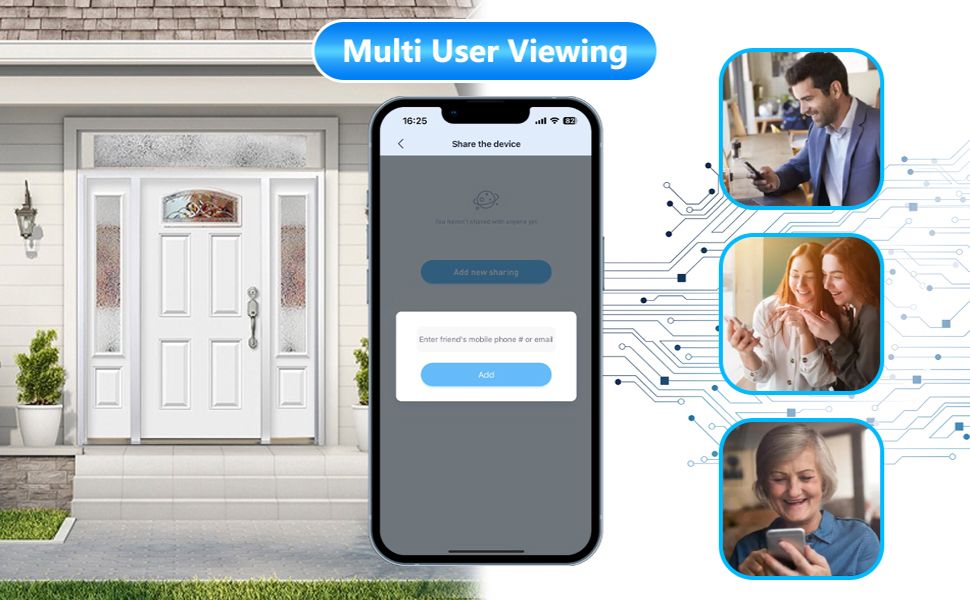 Indoor Pan/Tilt Smart Security Camera, 1080p HD Dog-Camera,2.4GHz with Night Vision,Motion Detection for Baby and Pet Monitor, Cloud & SD Card Storage, Works with Alexa& Google Home (EC70), White