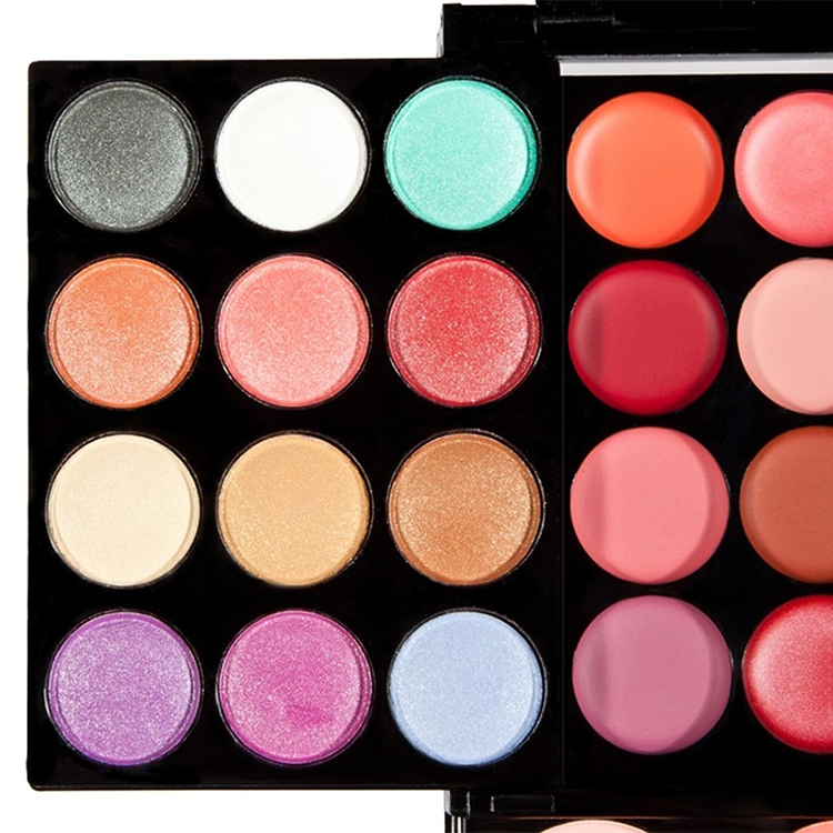 Makeup Tray Combination Cosmetic Set Eyebrow Palette Foundation Palette Blusher Lipstick Make UP Kit