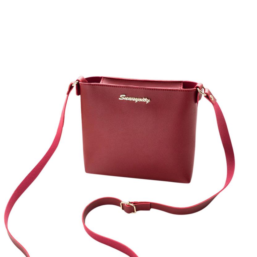 Soft Leather Women Bag Set Luxury Brand Fashion Designer Female Shoulder BagRed