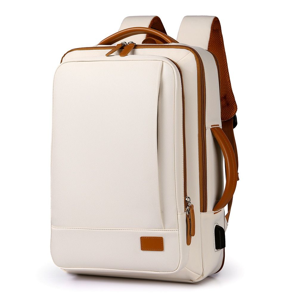 Lightweight Minimalist Business Backpack Large Capacity Expandable USB Charging Laptop Backpack Multifunctional Travel Computer Bag for Business Trip Daily Commute
