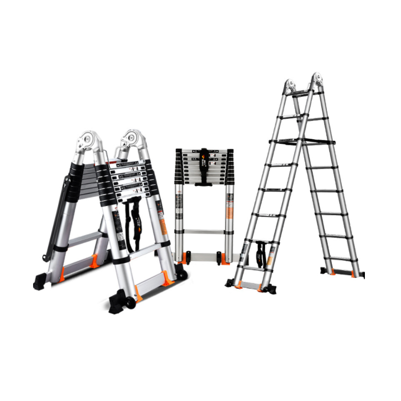 Portable Household Folding Ladder High-quality Thick Aluminum Alloy Multi-function Ladder Engineering Ladder