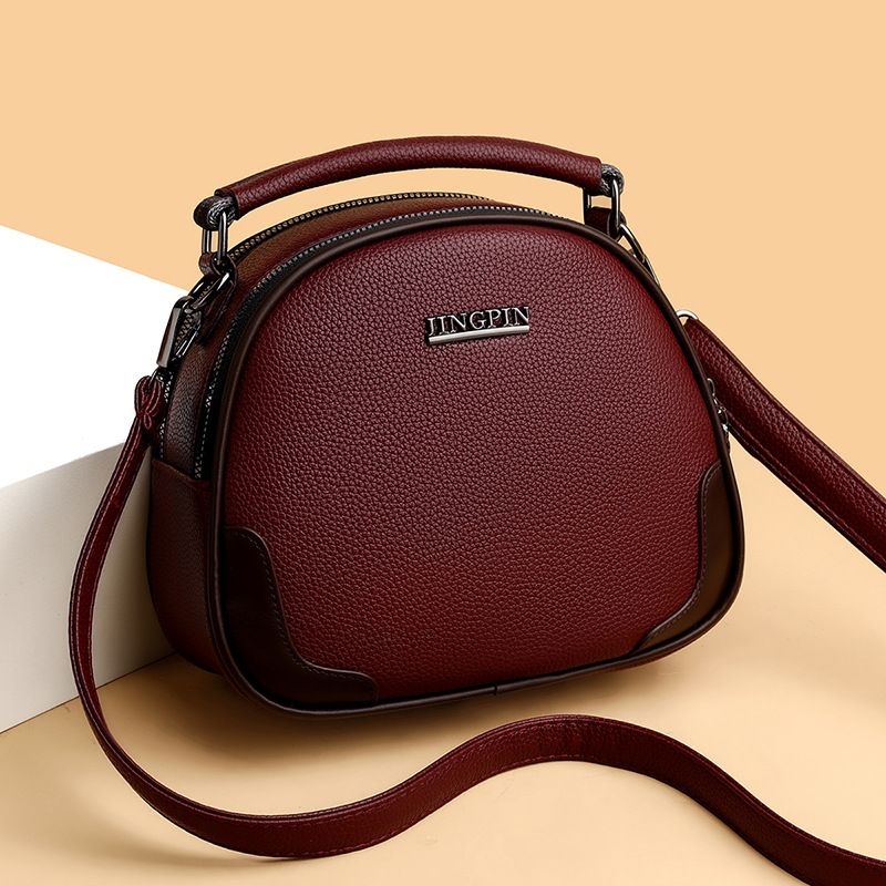 Luxury Style Women Handbag, Fashion Round & Square Shape Purse, Elegant Multi‑way Handheld Shoulder Crossbody Bag, Versatile Daily Casual Dating Party Ladies Bag
