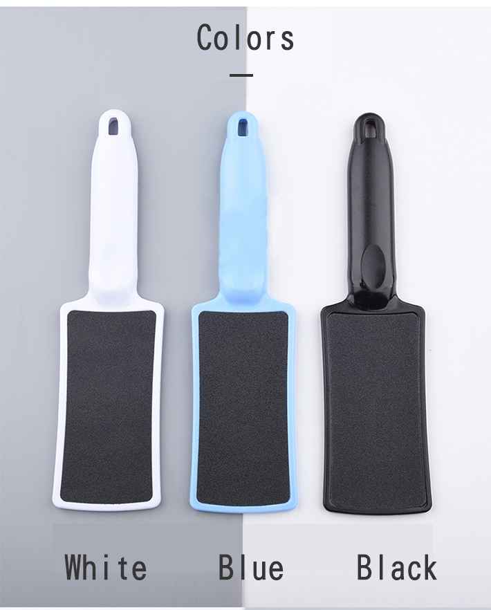 Dead Skin Remover Brush Foot Rubbing Exfoliating Clean Tool Foot Care Pedicure Accessories Black 600Pcs/Box