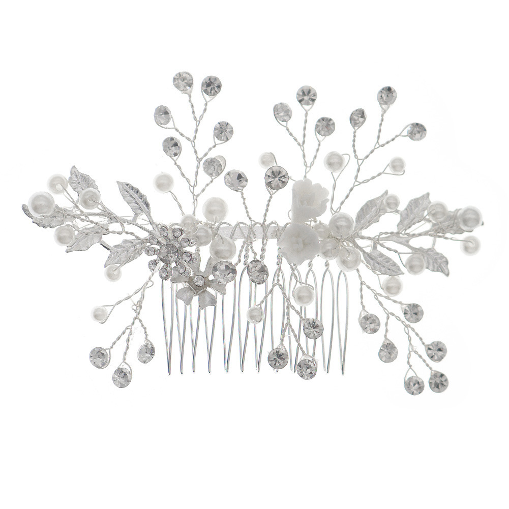 RC-05  bridal flower wedding hair vines grystal hairpiece bridal hair accessories for women and girls 