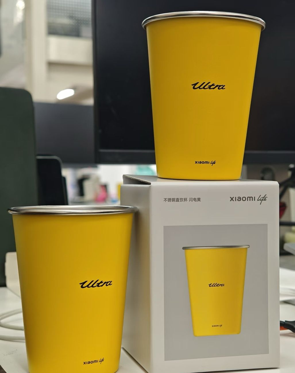 Xiaomi - style 304 stainless - steel camping coffee and beer cup set, travel - portable, suitable for camping, with a drop - resistant water cup