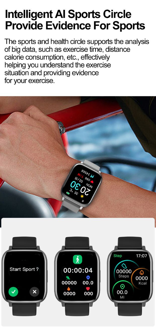 H9 smart watch health monitoring Bluetooth call watch exercise heart rate blood oxygen