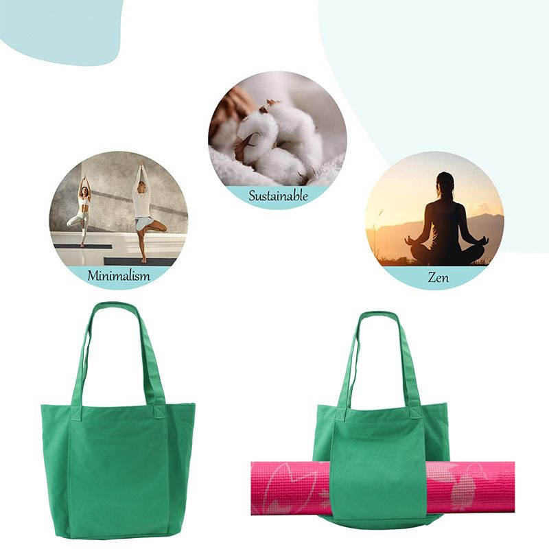 Yoga Mat Carry Bag Multifunctional Yoga Pilates Mat Case Bag Large Capacity Washable Lightweight Foldable For Tourism Fitness