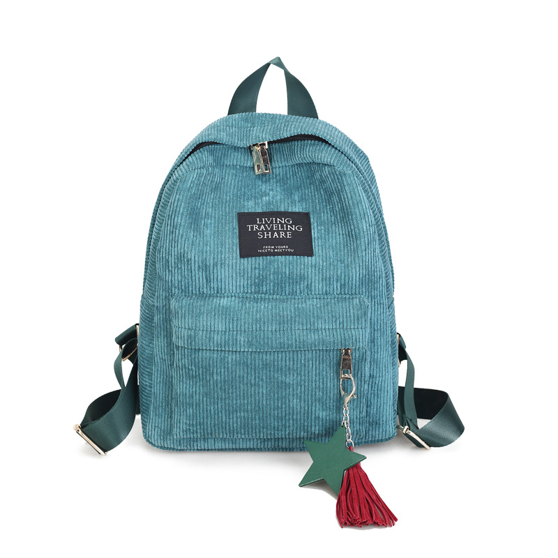 Women bag Hot Travel Backpack Fashion Canvas Tassel School Bags Large Capacity Backpack lady handbag