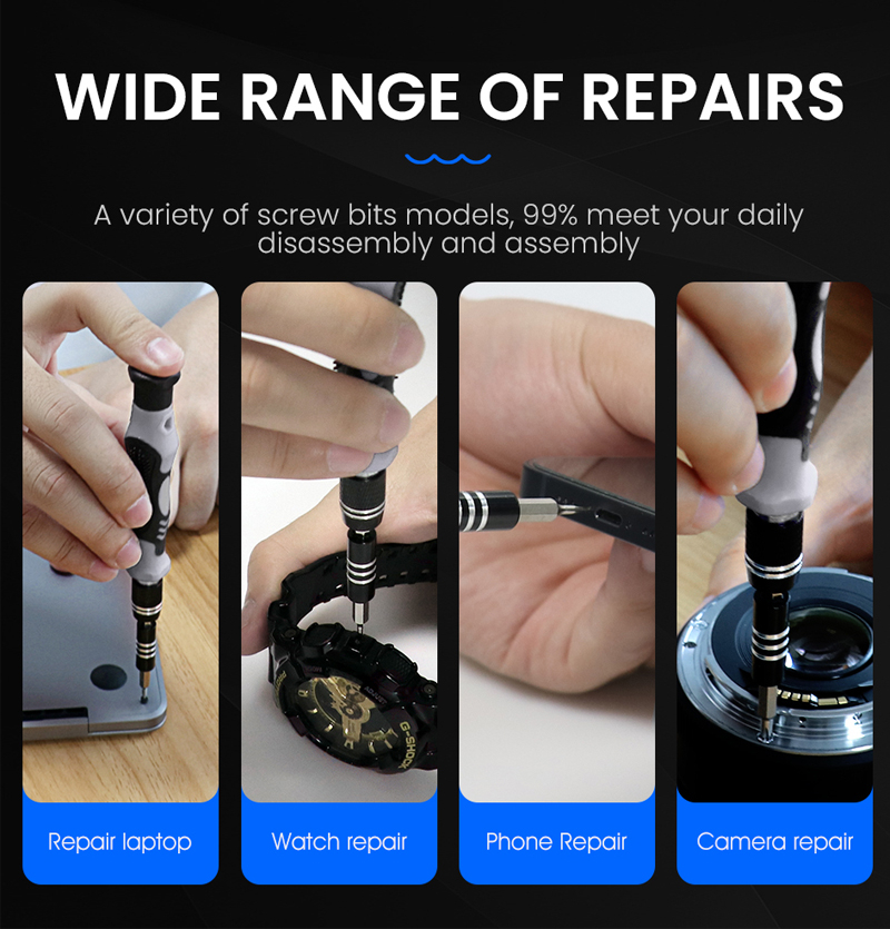 Tools power 117 in 1 Screwdriver Set of Screw Driver Bit Set Multi-function Precision Mobile Phone Repair Hand Tool Torx Hex