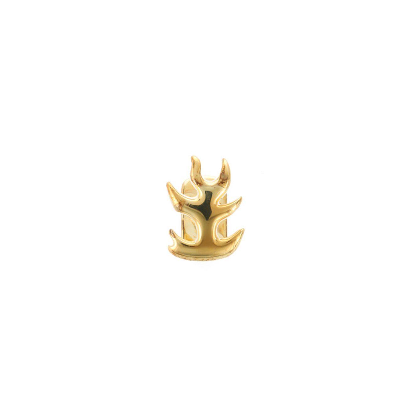 Hip Hop Braces Single Tooth Flame Teeth hip-hop teeth grillz tooth grillz 【Flame branch shaped grillz】