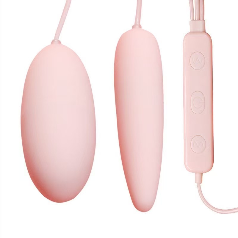 AUNONT Vibrator jumping egg double jumping egg female products massage waterproof silicone stick vibrator rechargeable vibration masturbation sex equipment