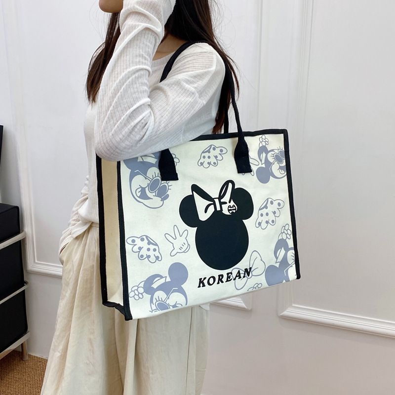 Large capacity canvas bag women 2024 new Catomich printed handbag shopping bag with Tote bag bd2056