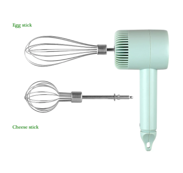 Wireless electric egg beater household egg white cream whisk rechargeable mini handheld egg beater cake baking machine  M250mL