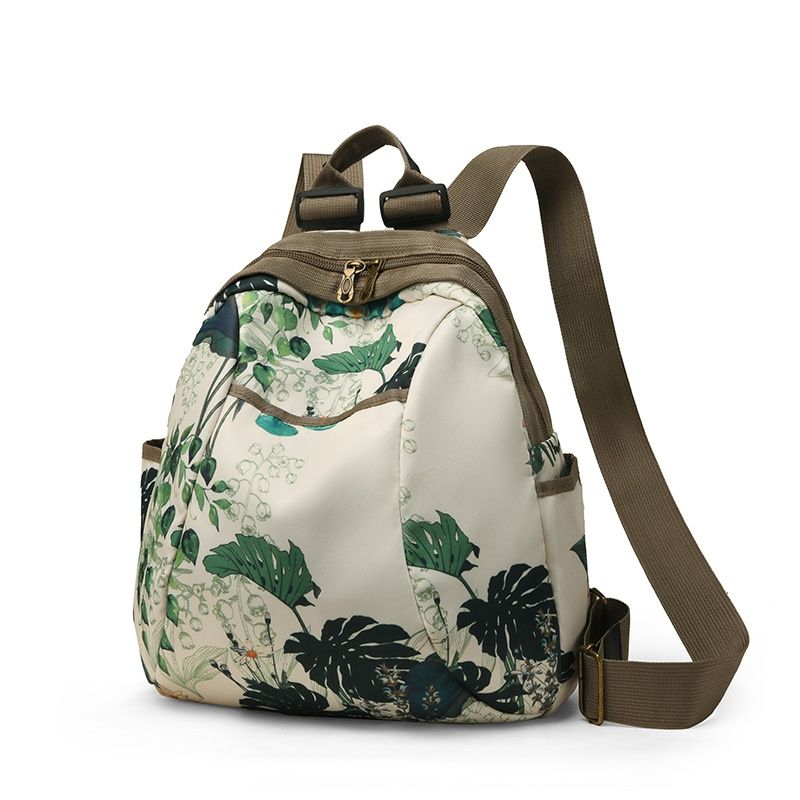 Women's Printed Backpack, Versatile Lightweight Outdoor Casual Backpack, Large Capacity Fashion Travel Bag for Ladies
