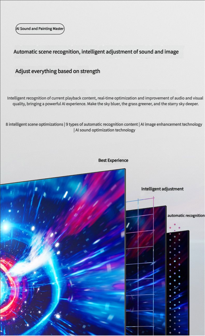 FPD 43 Inch Smart TV Full HD 1080p LED TV Frame Flat Screen Television with Streaming Live Uitra Thin Android TV Hdmi,WiFi