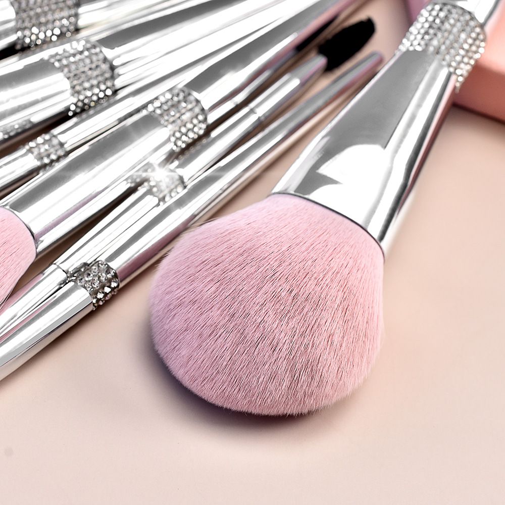 Eleven high-end makeup brushes with drill soft hair eye shadow brush foundation make-up beauty tools