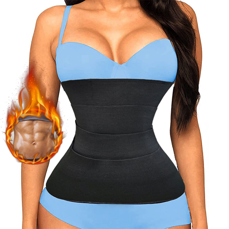 Wrap Waist Trainer Shaperwear Belt Women Slimming Tummy Belt Corset Top Stretch Bands Cincher Body Shaper Snatch Me Up